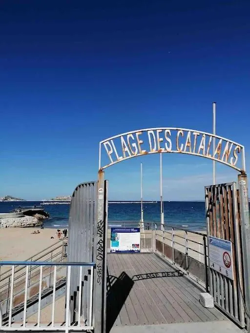 Appartamento Magnifique Appartement T4, Plage Des Catalans Marsiglia